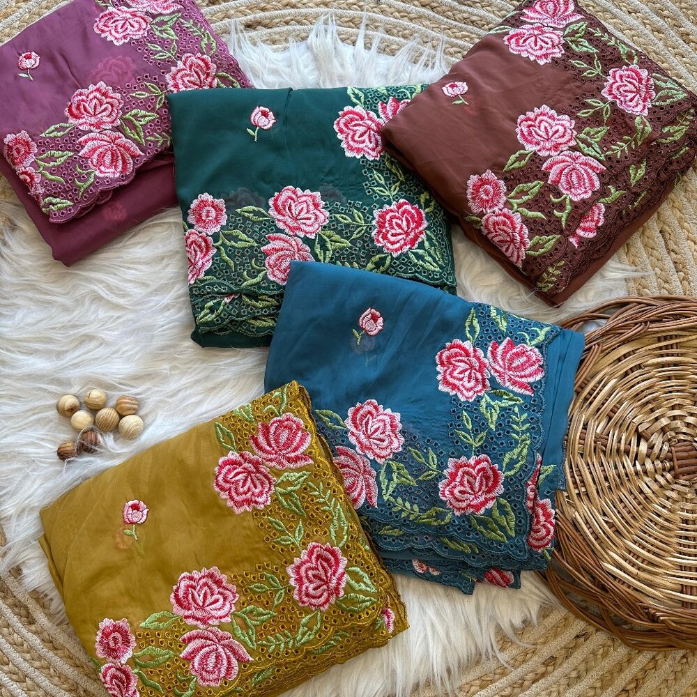 Organza silk--saree